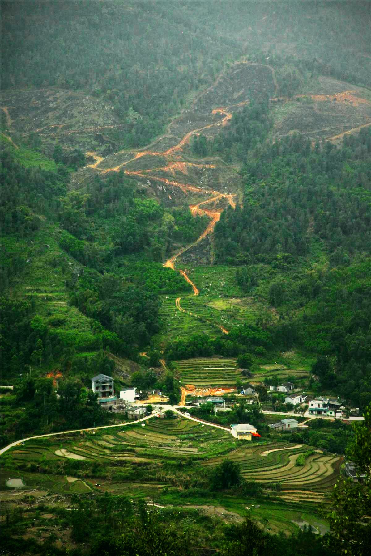 Ruộng bậc thang và bản làng Bình Liêu