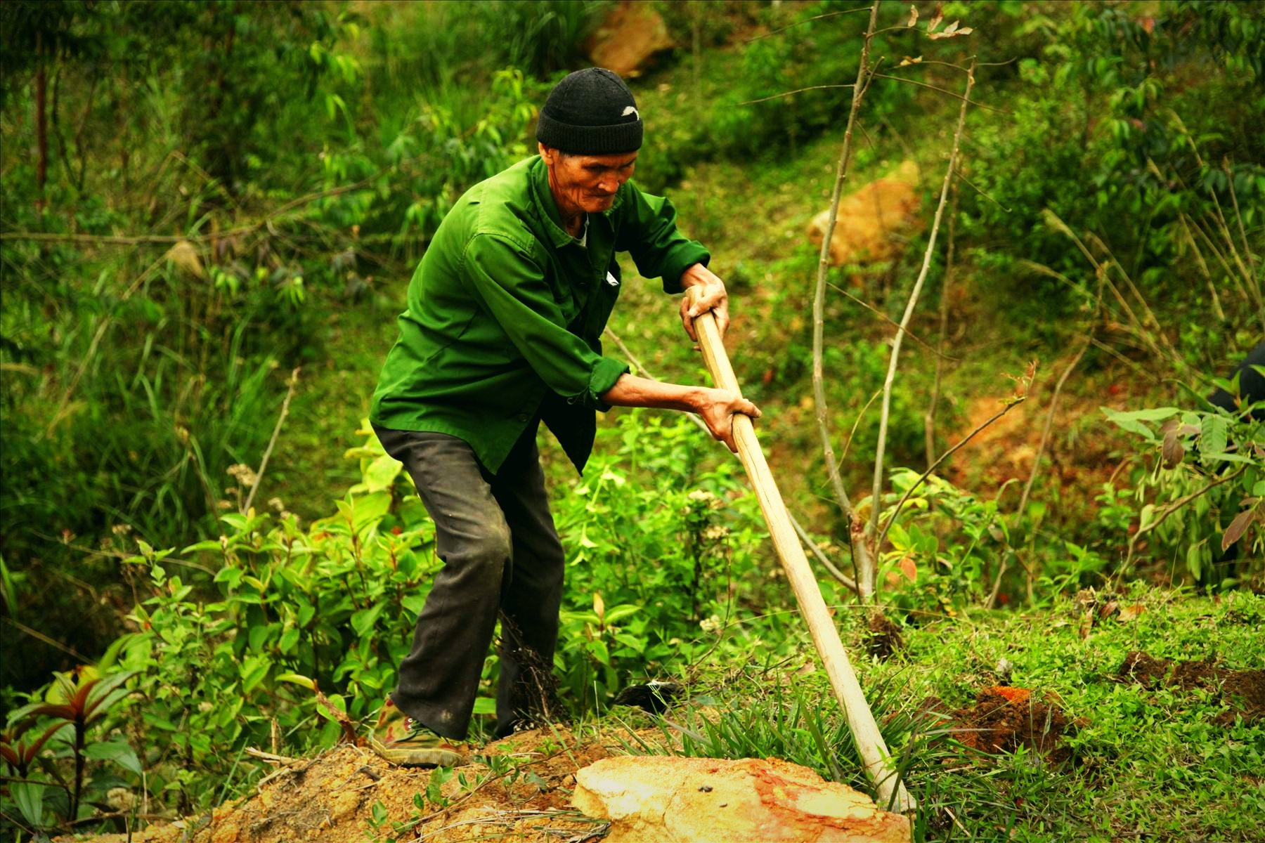 Bà con làm nương